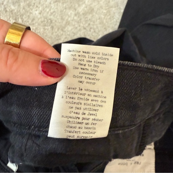 Rag & Bone Black Jeans 30/32 Men's Fit 1 Extra Slim Cotton Style M1224K302 - Picture 10 of 14